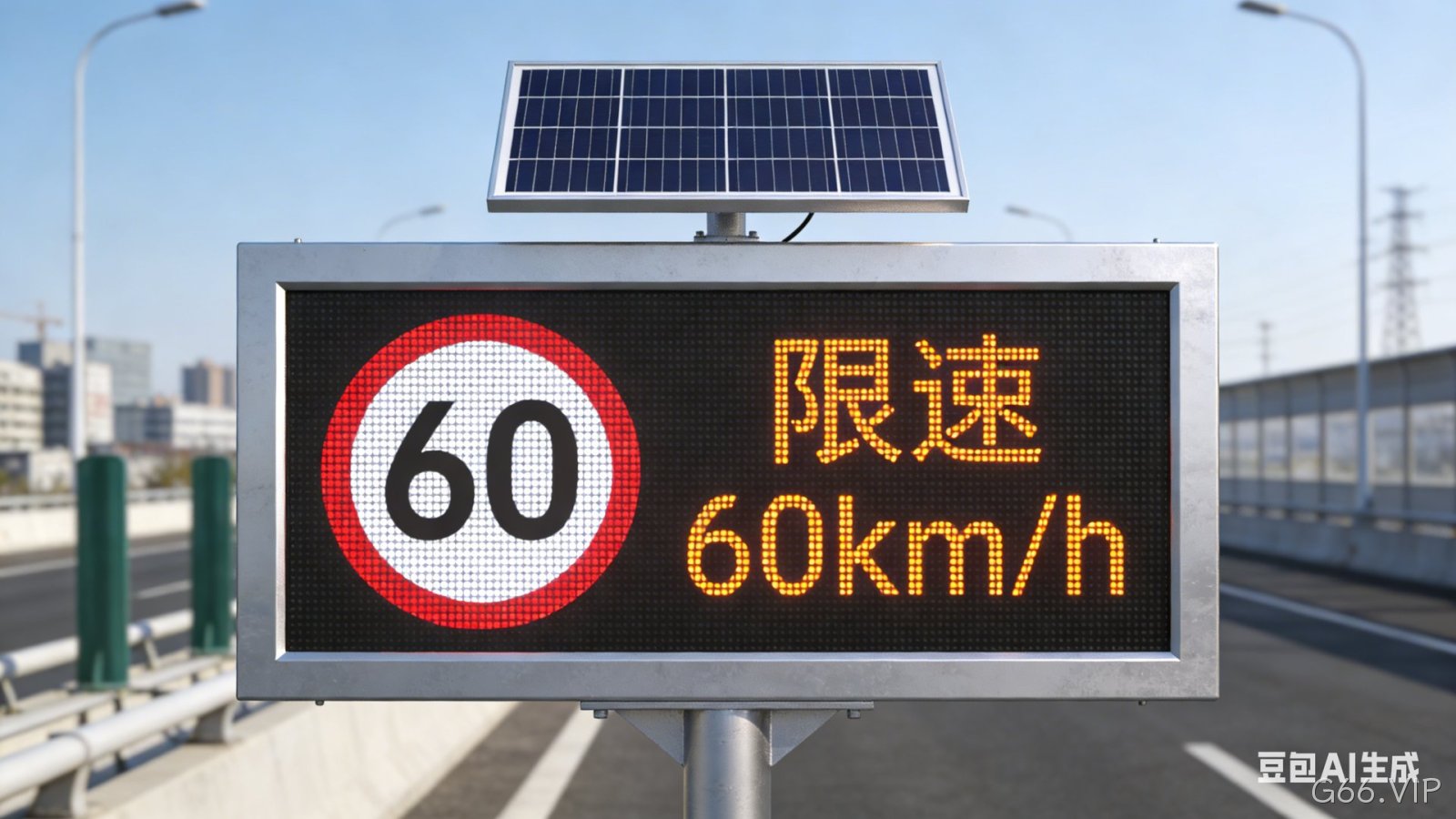 太阳能供电轻型交通诱导屏：绿色赋能，智引通行