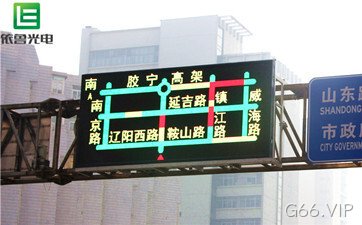 龙门架式诱导屏