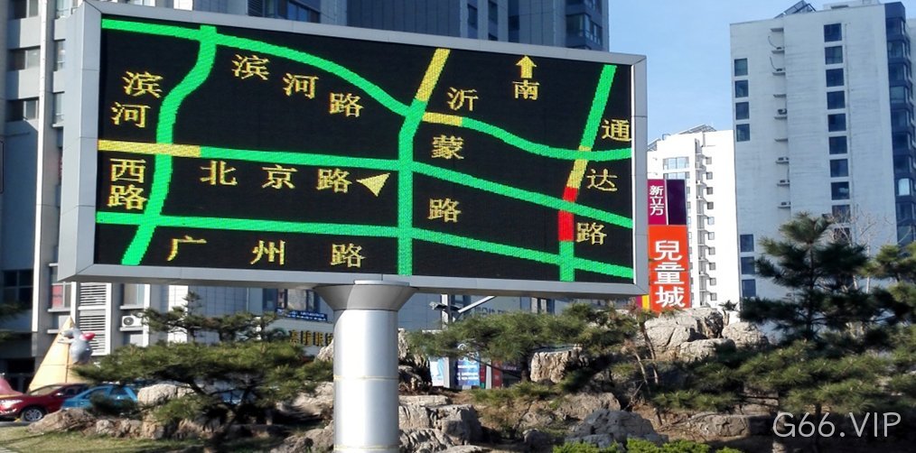 单立柱情报板
