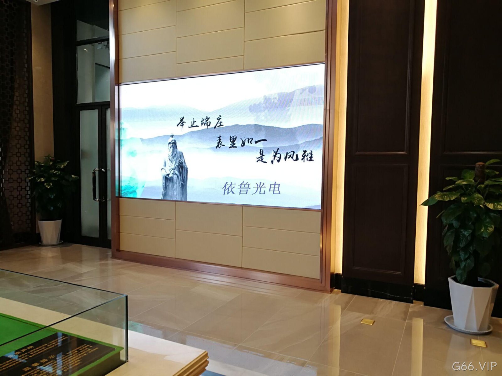 银盛泰瑜公馆售楼处高清LED显示屏